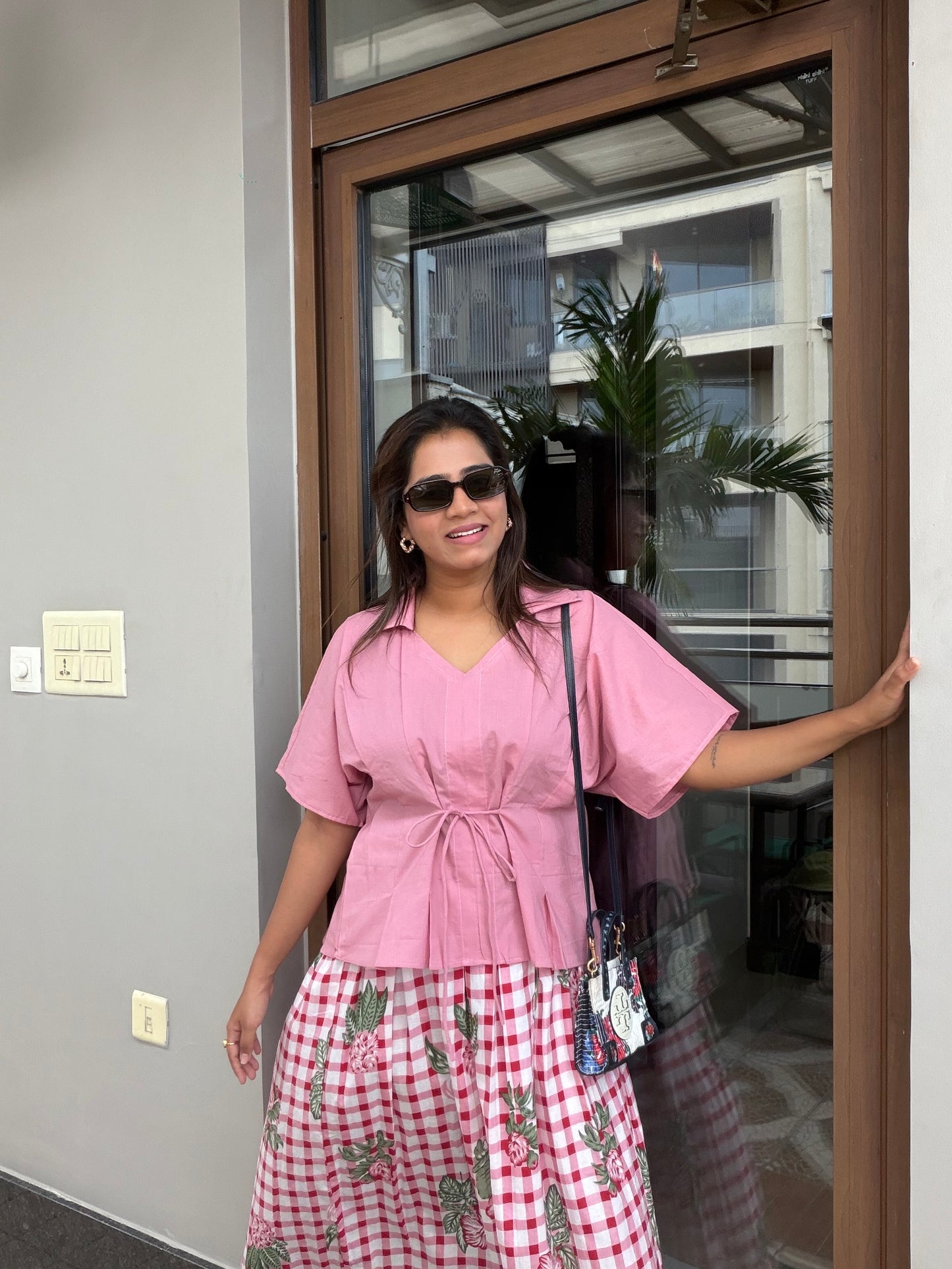 Blush Skirt And Top Set