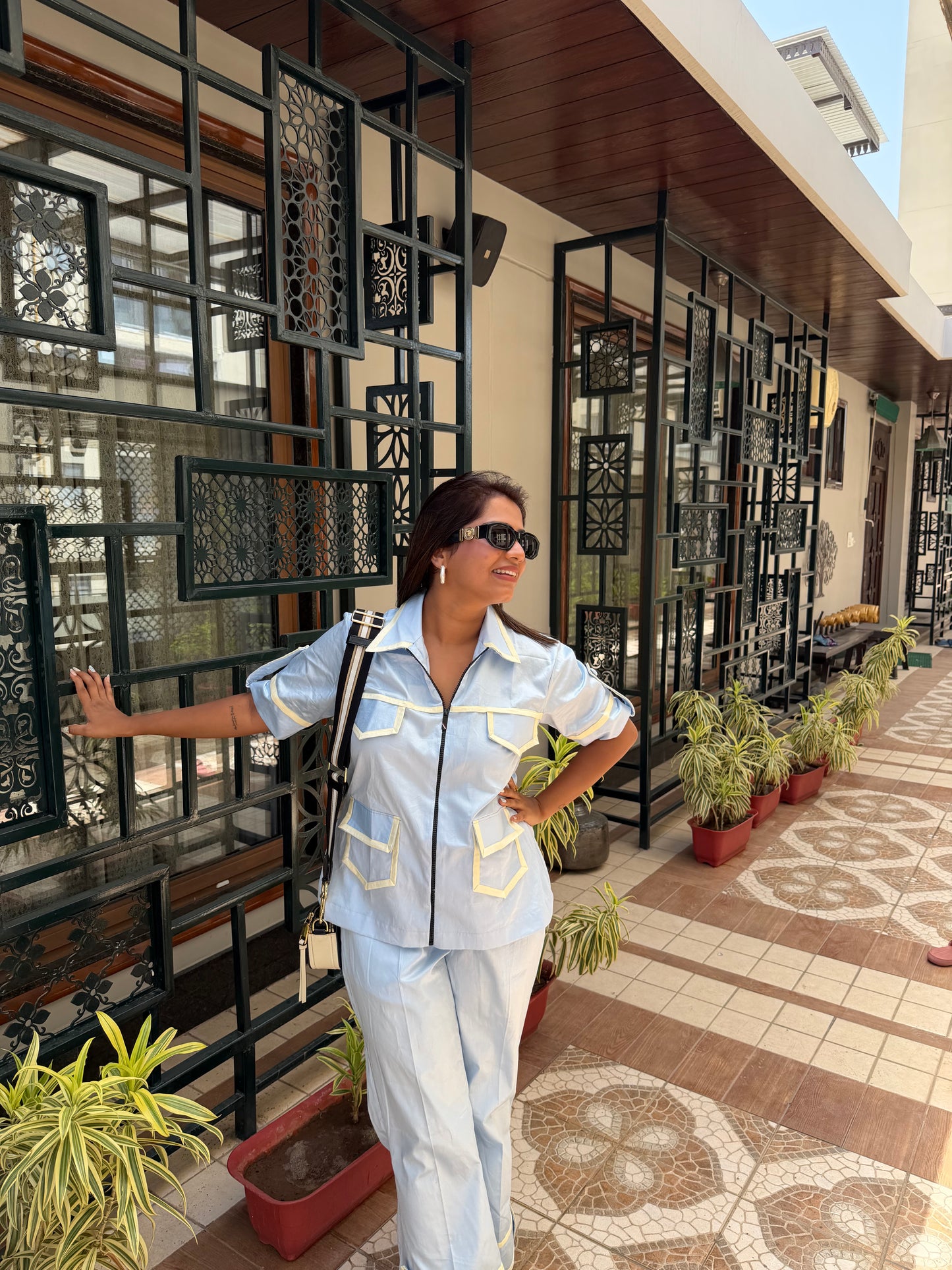 Ice blue co-ord set