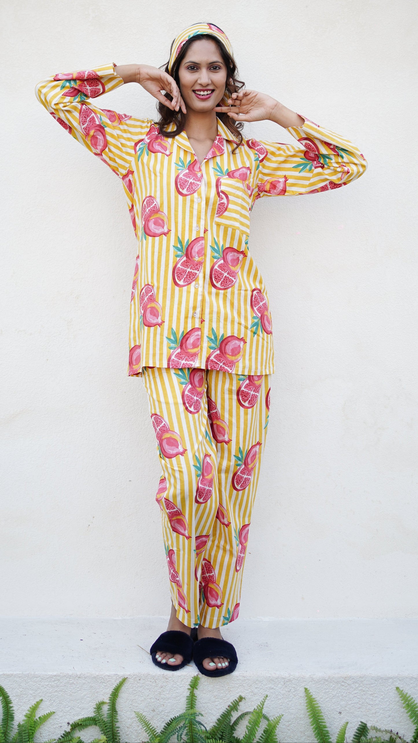Golden Pomegranate Pyjama Set
