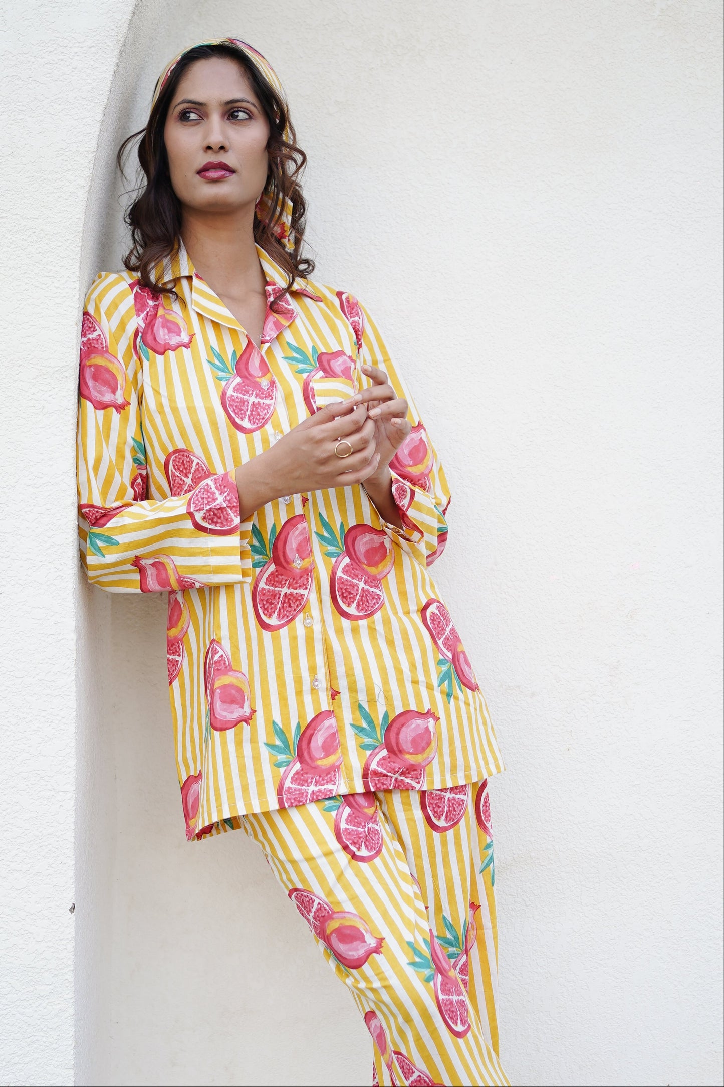 Golden Pomegranate Pyjama Set