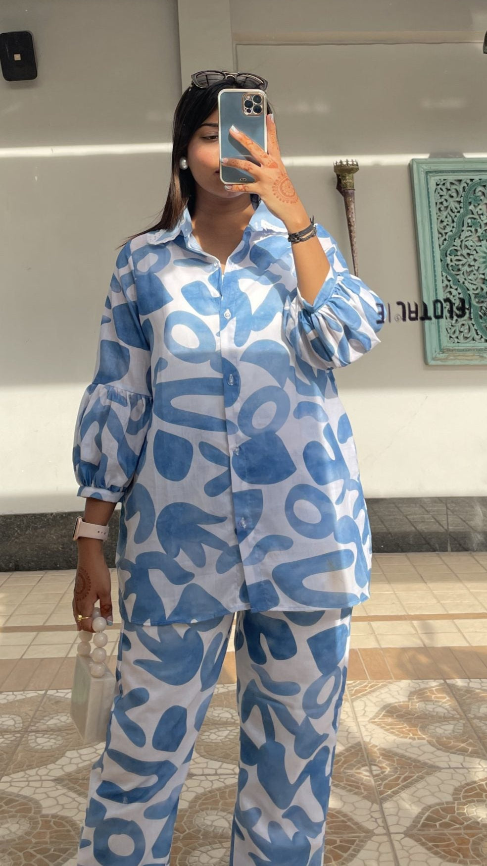 Blue Abstract Set