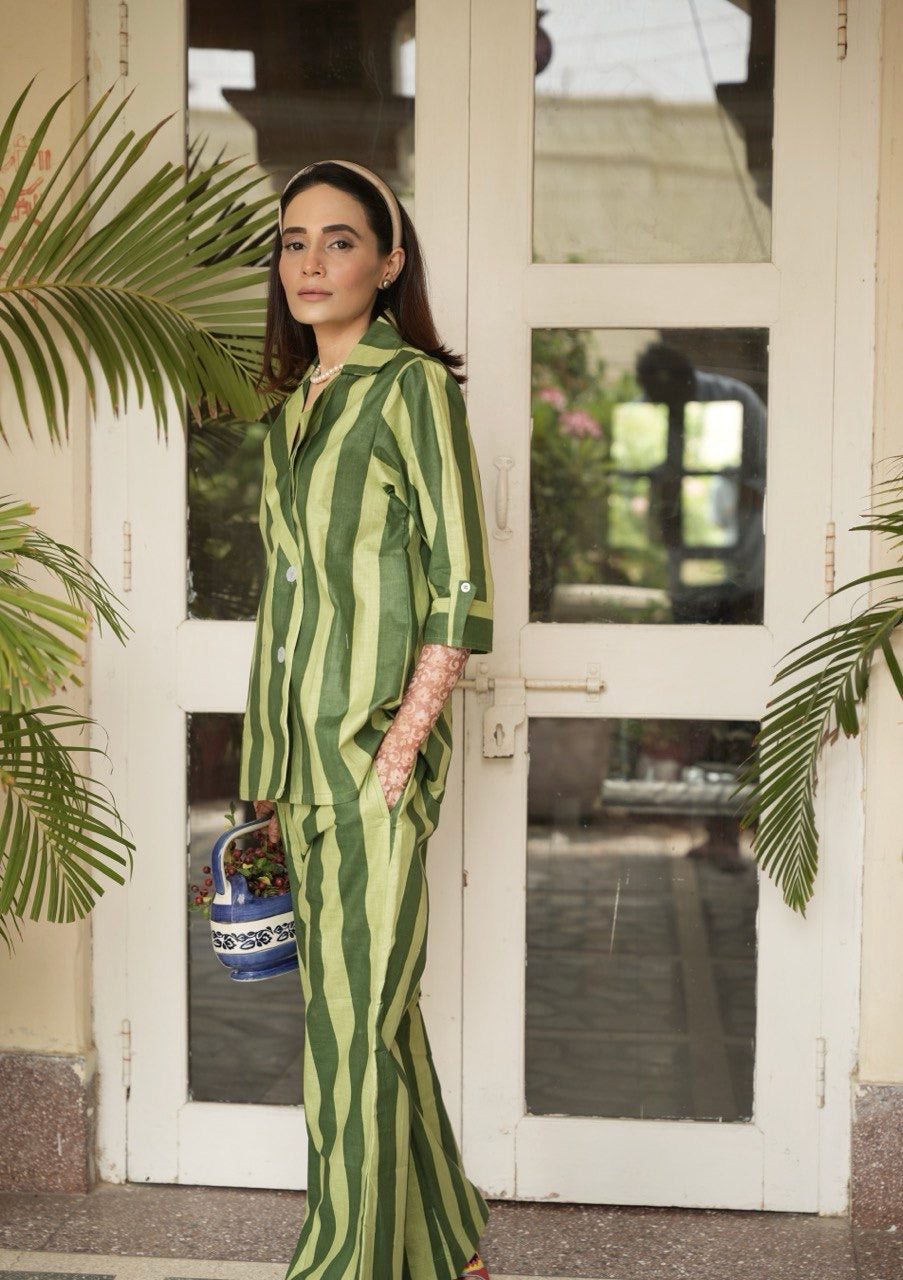 Olive Stripes Set
