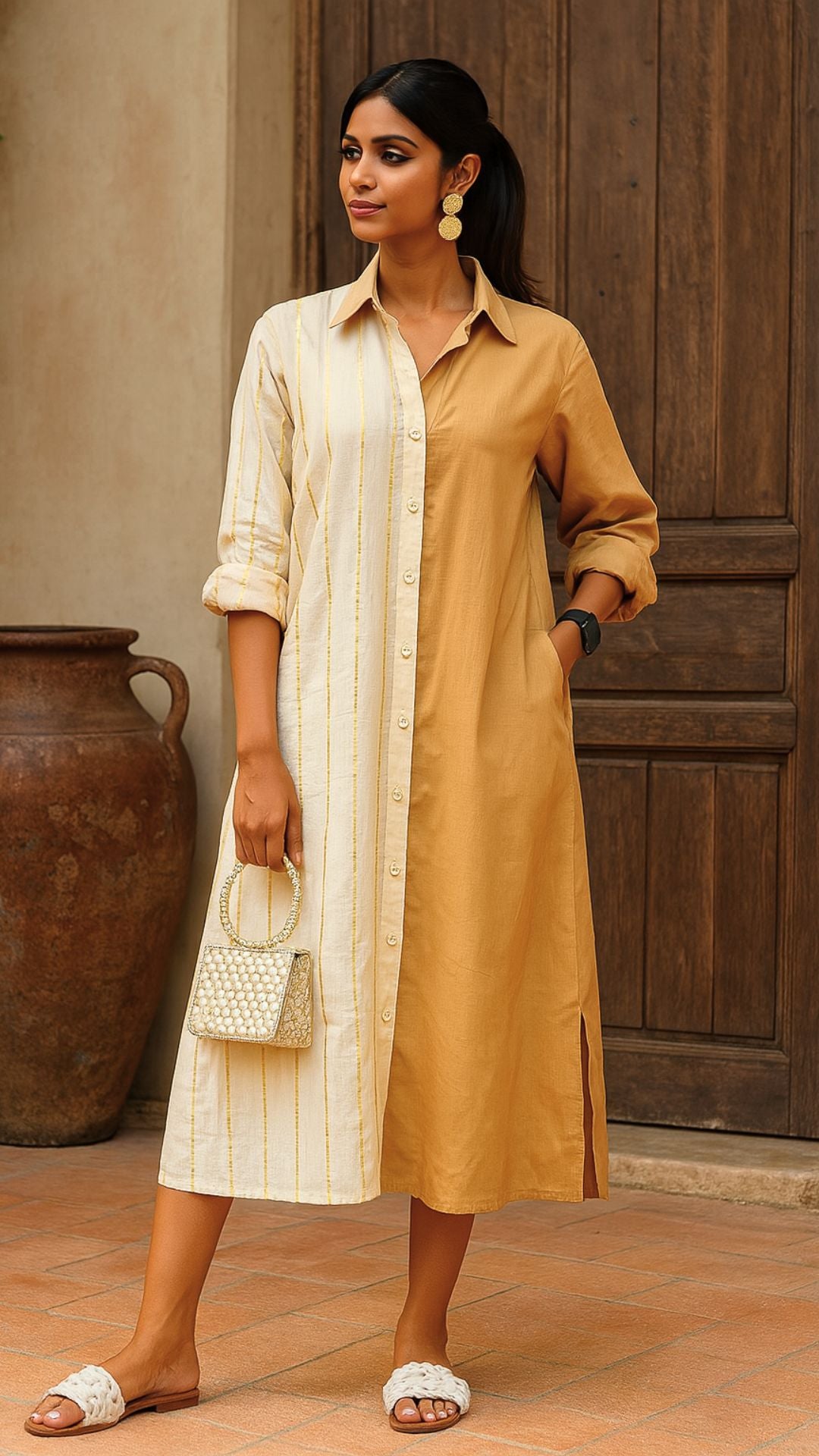 Dual Shirt Dress
