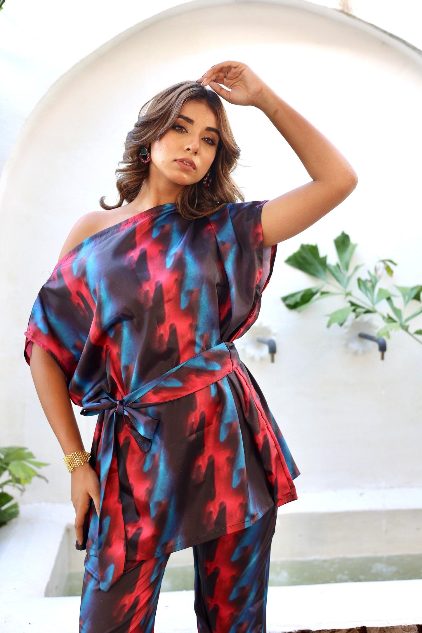 Ruby And Sapphire Co-ord Set