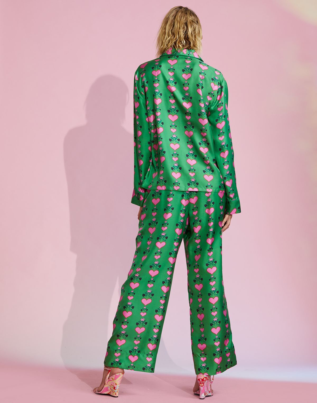 Heart Satin Loungewear