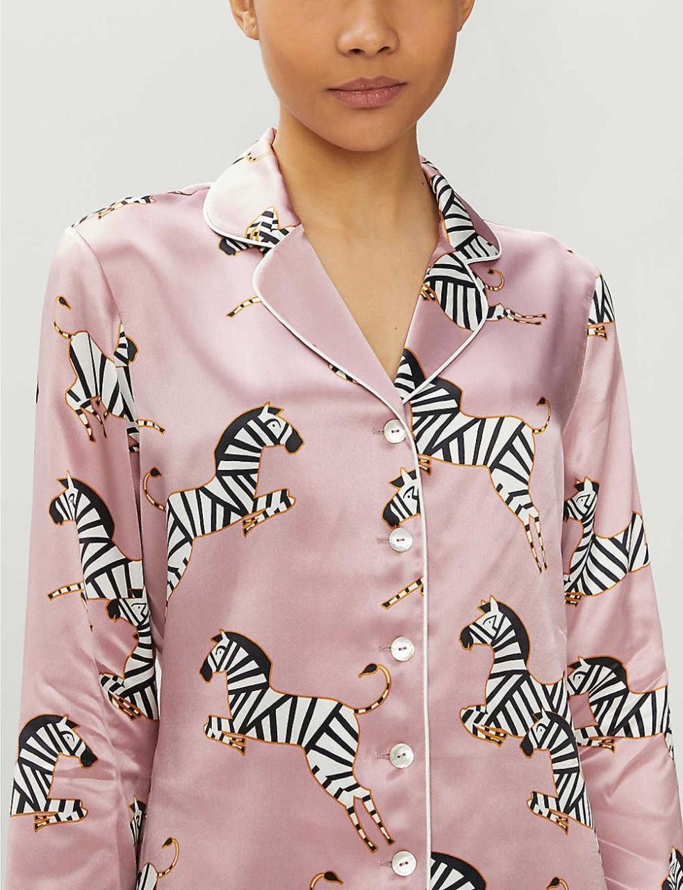 Pink Zebra Pyjama Set