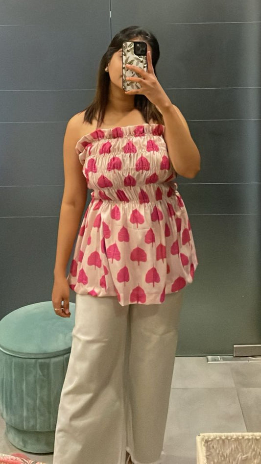 Smocking Leaf Top