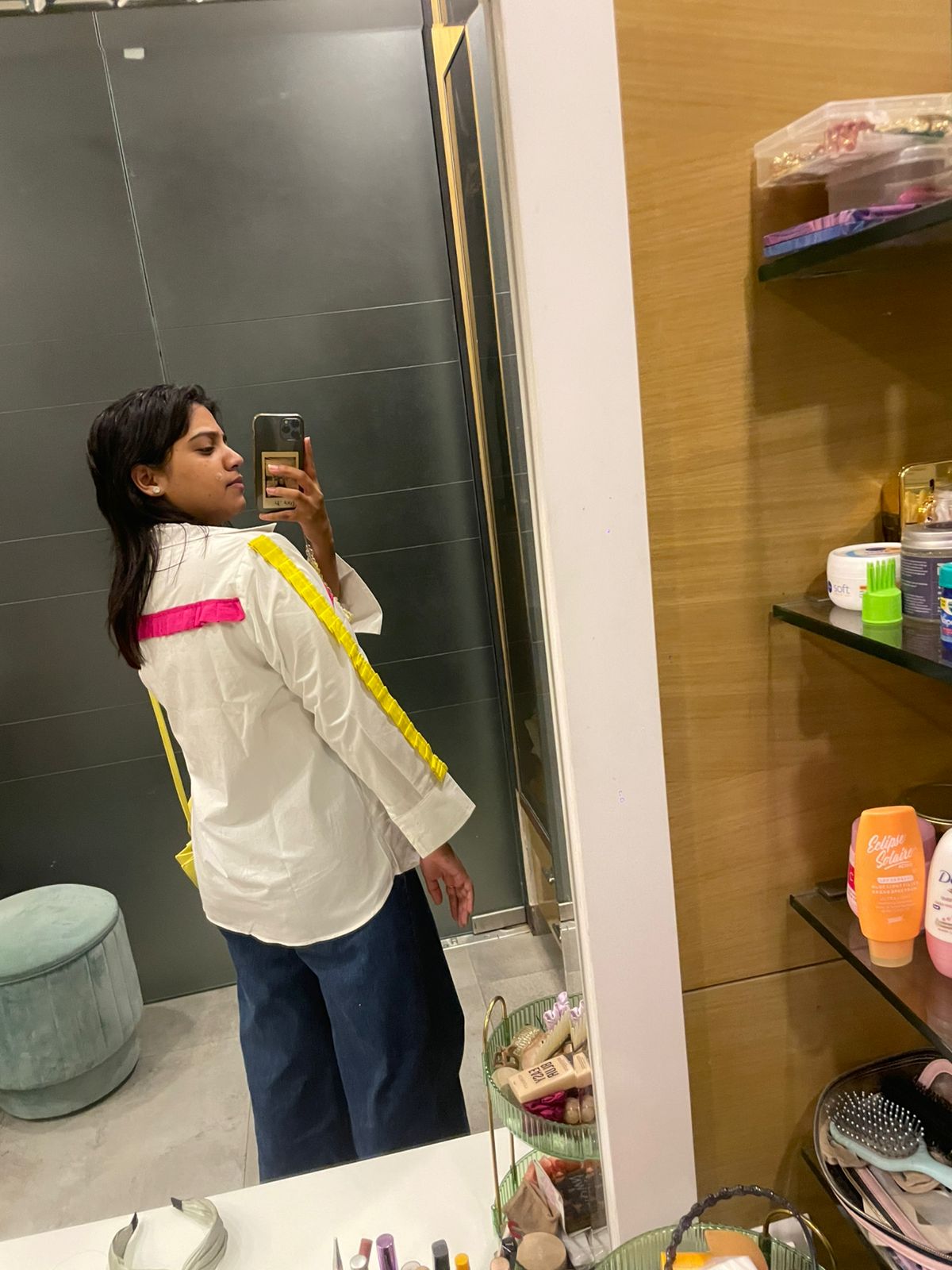Poplin heart shirt