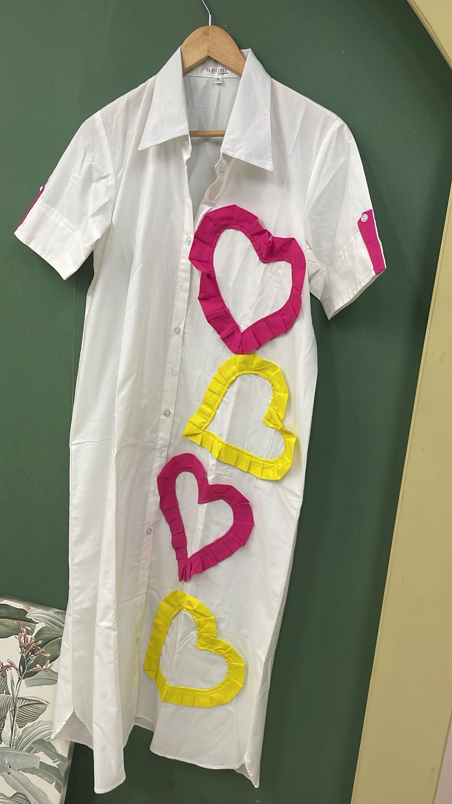 Poplin heart dress