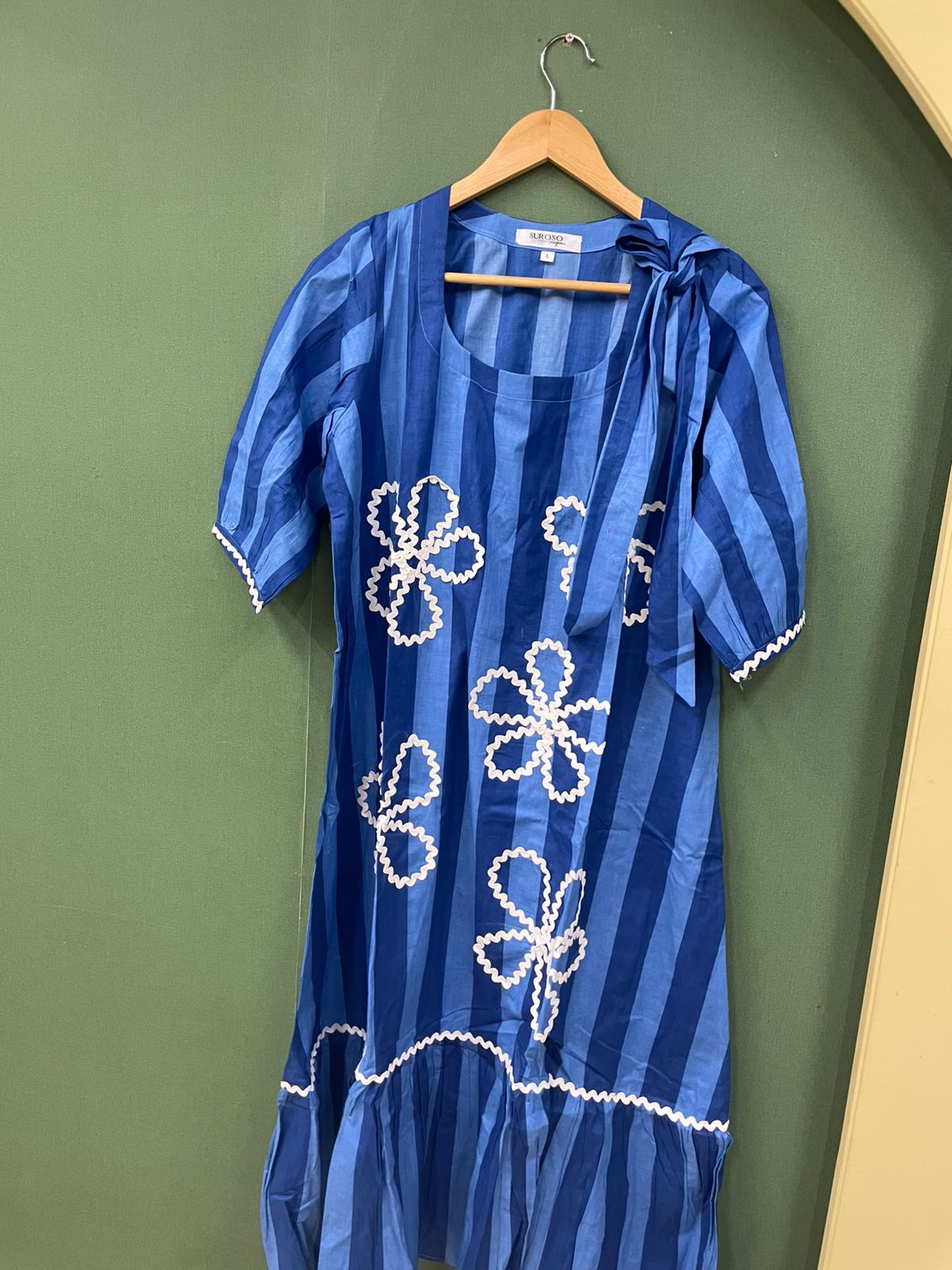 Stripes flower dress