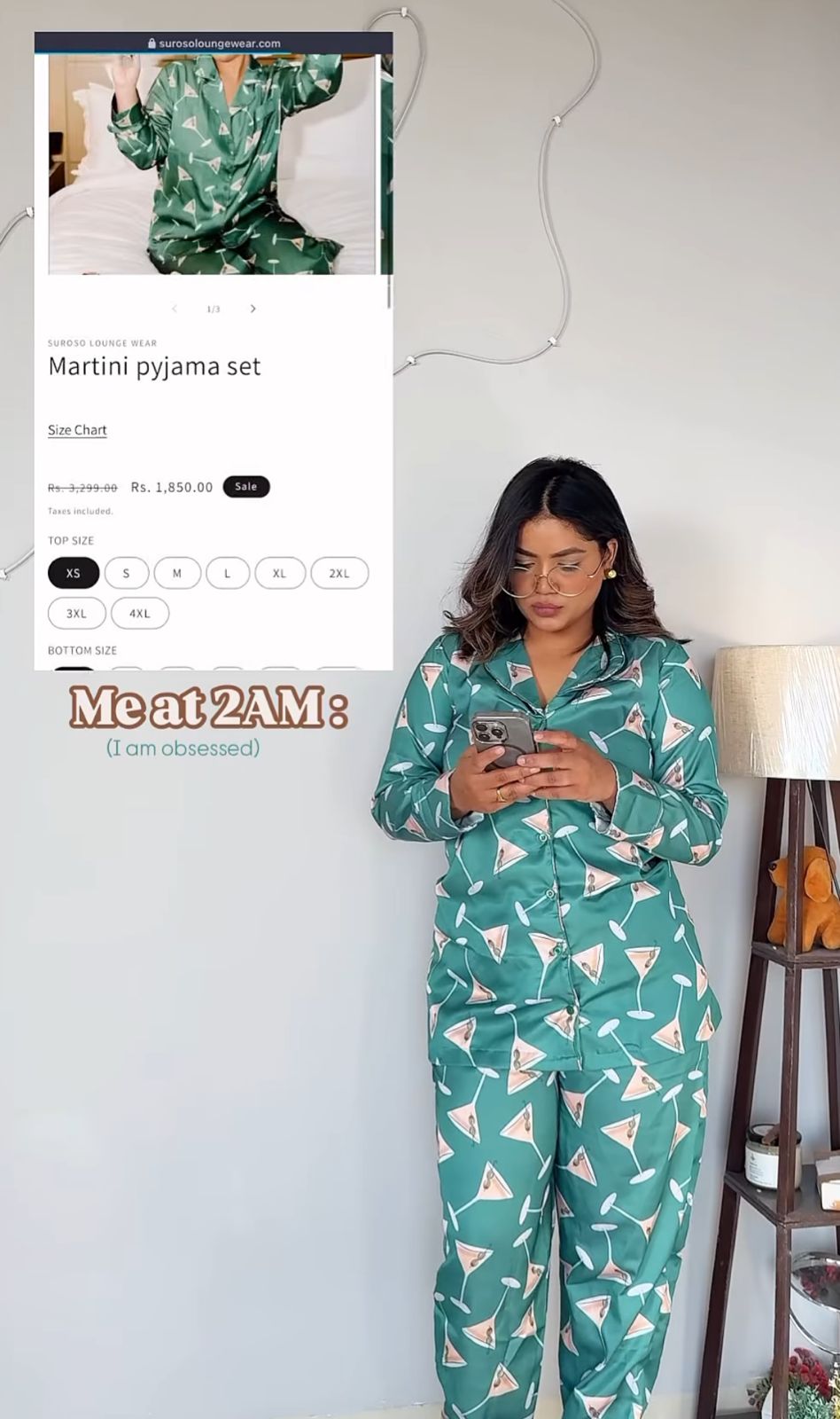 Martini Pyjama Set
