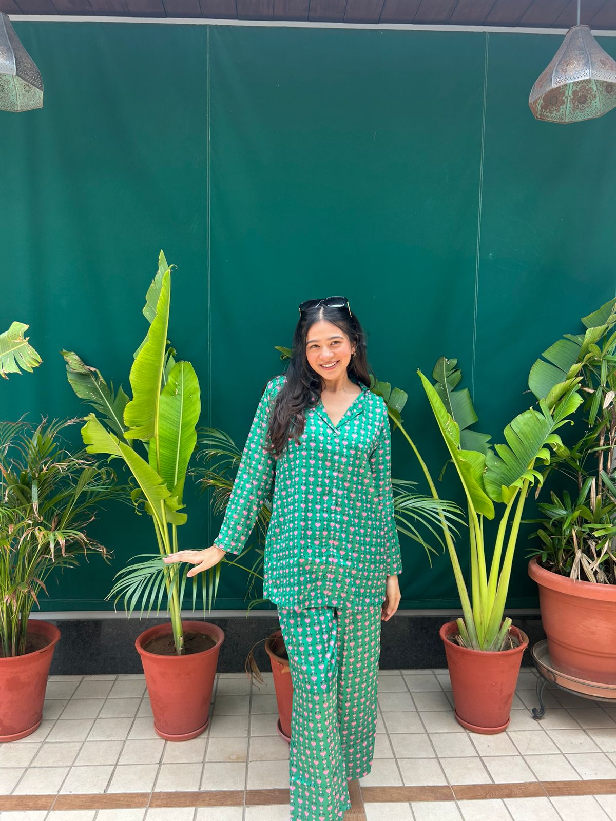 Heart Satin Loungewear