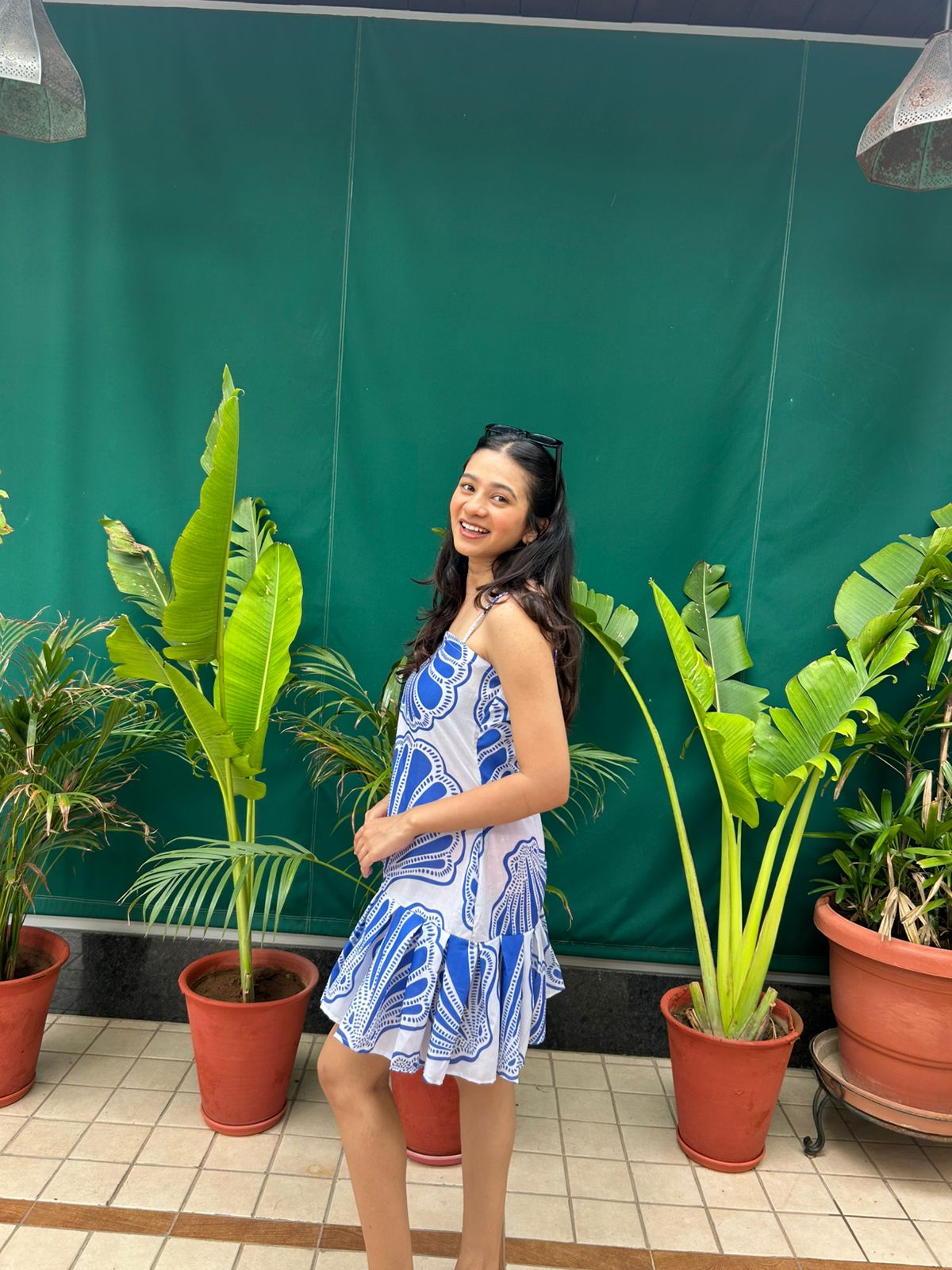 Azure Short Dress