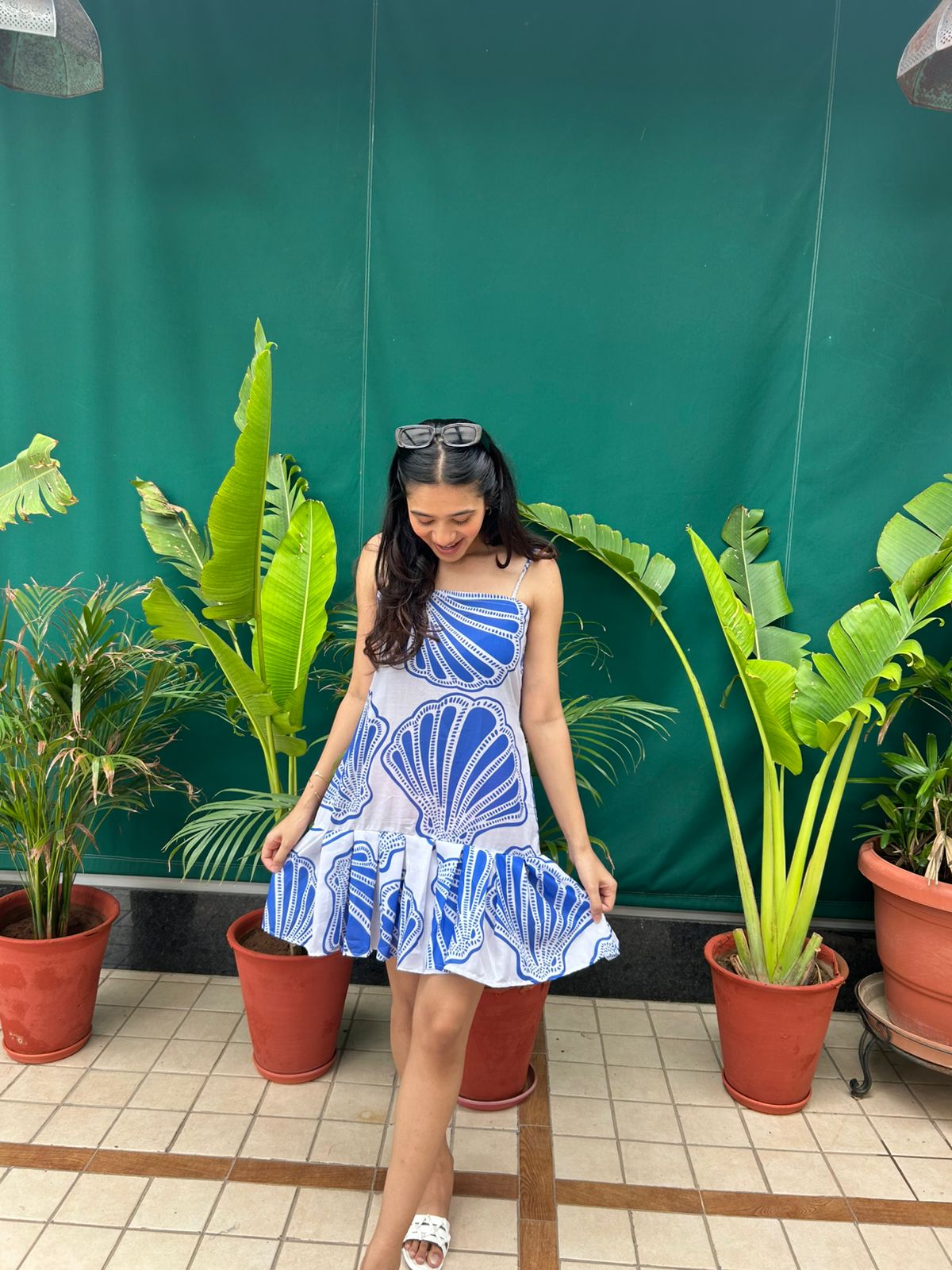 Azure Short Dress