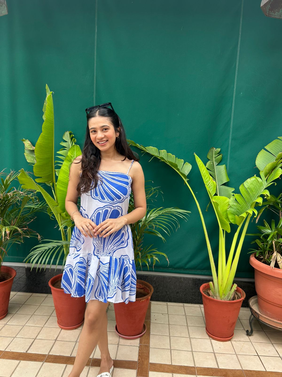 Azure Short Dress