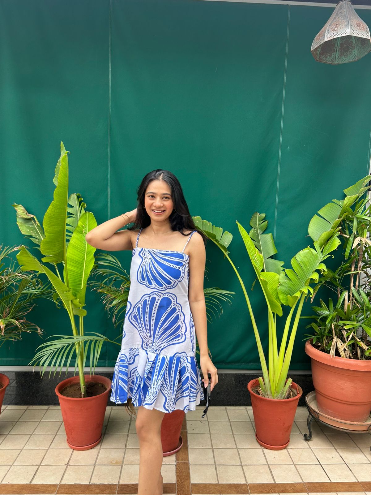 Azure Short Dress
