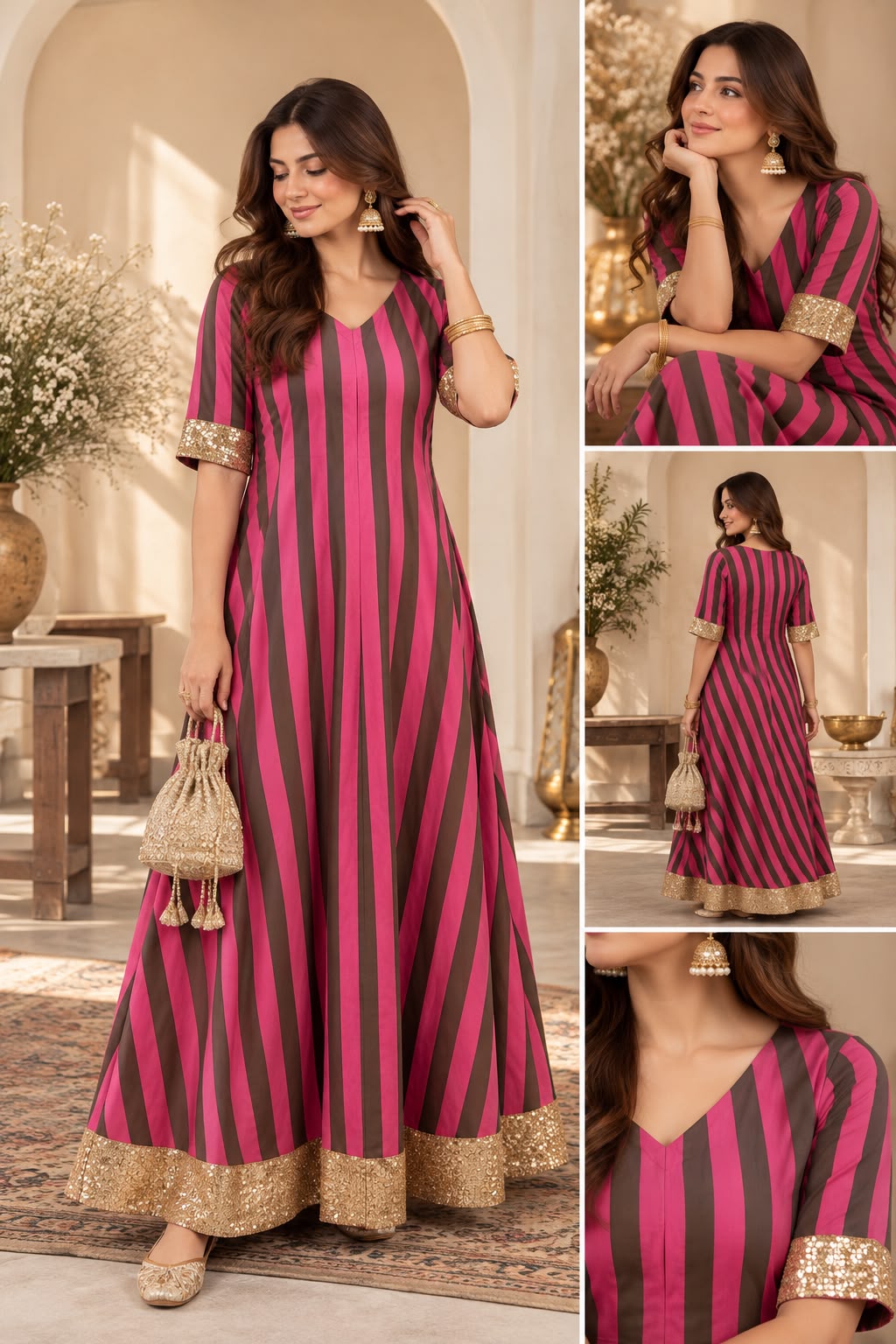 Stripes Lappa Dress