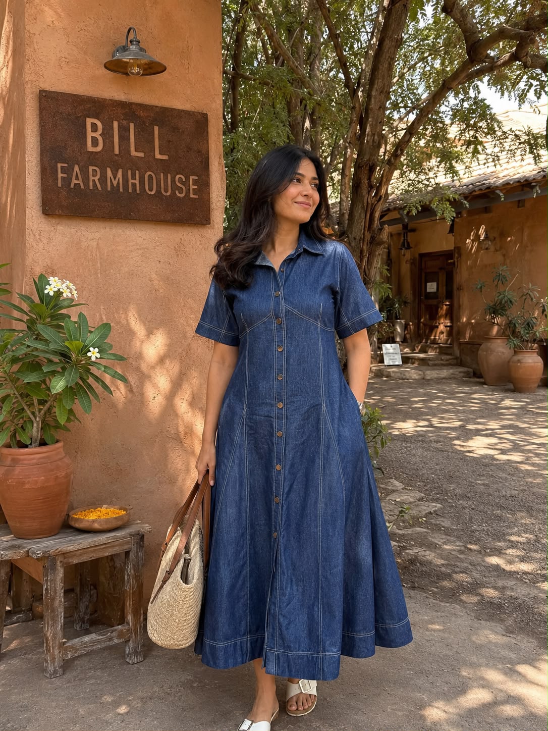 Soft Denim Dress
