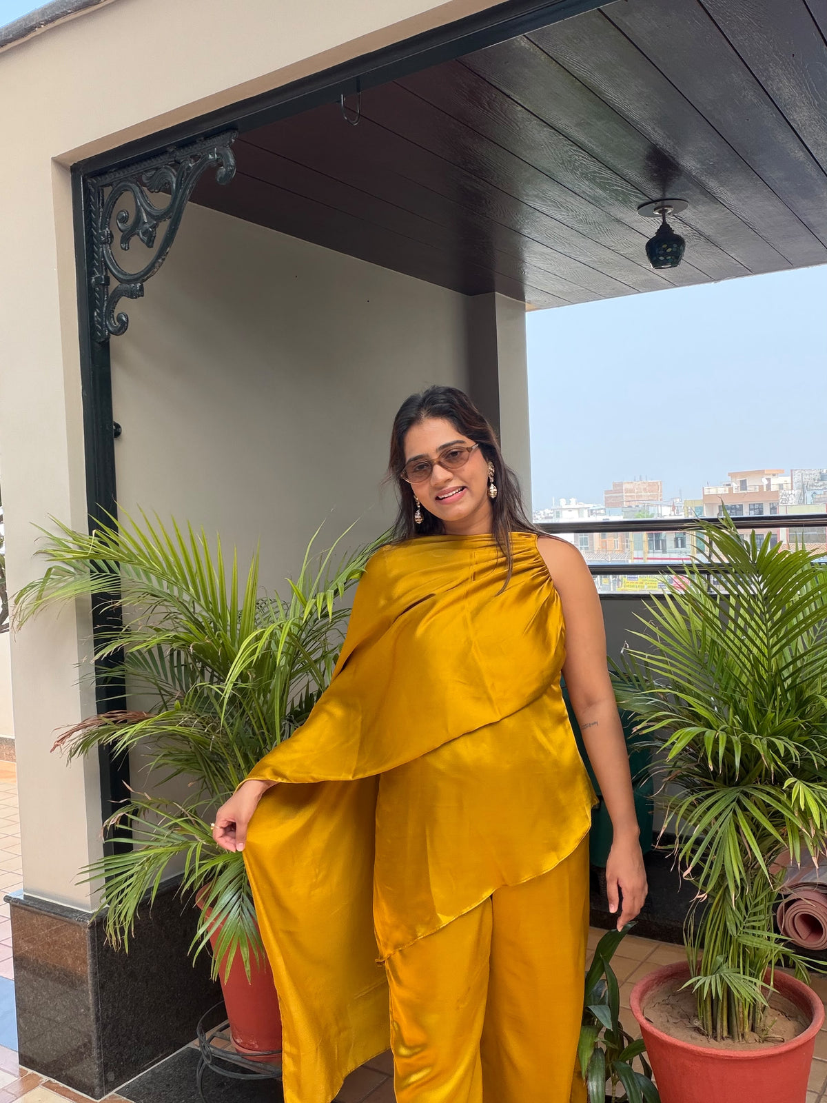 Amber Satin Set