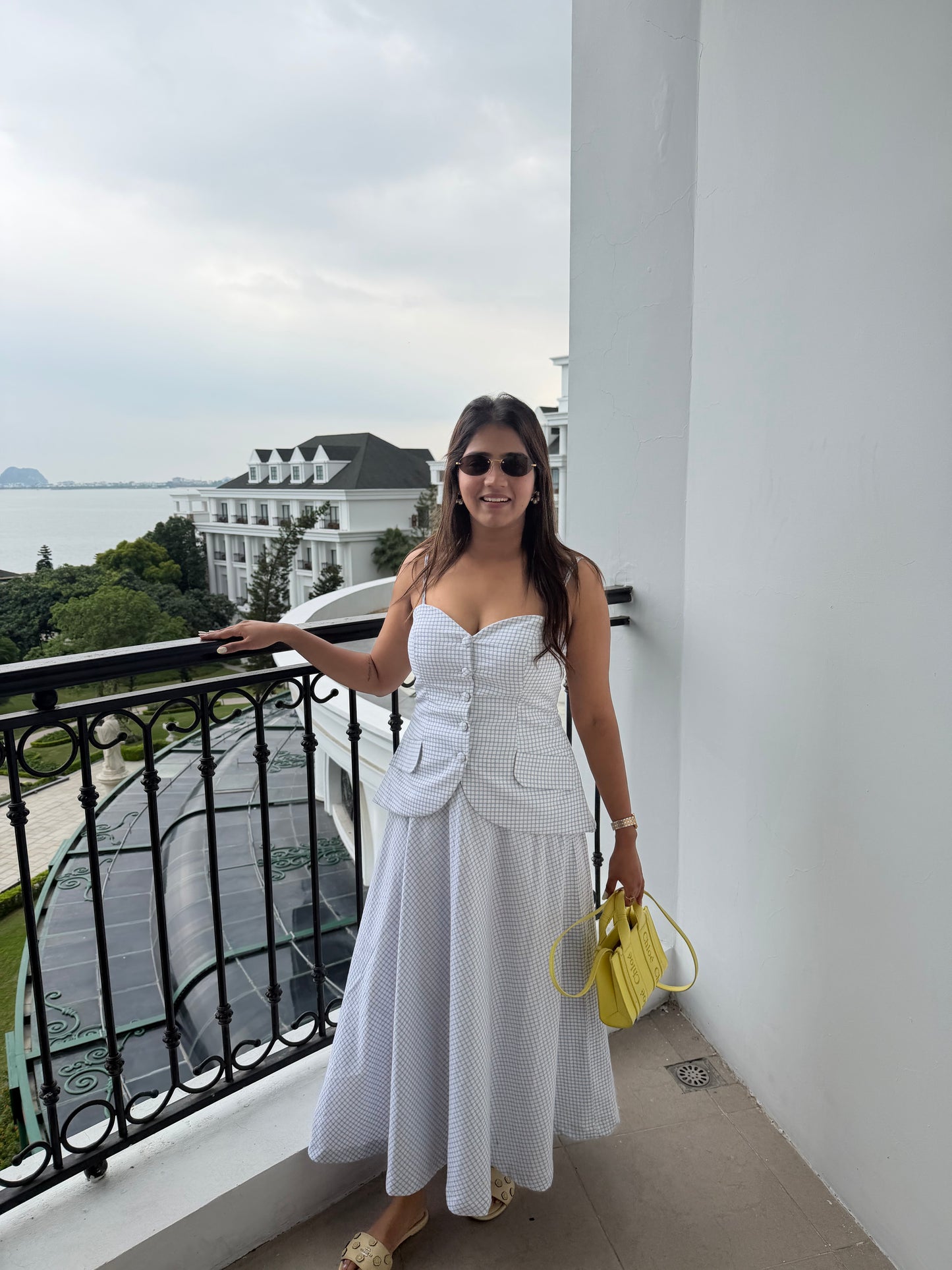 French riviera skirt set