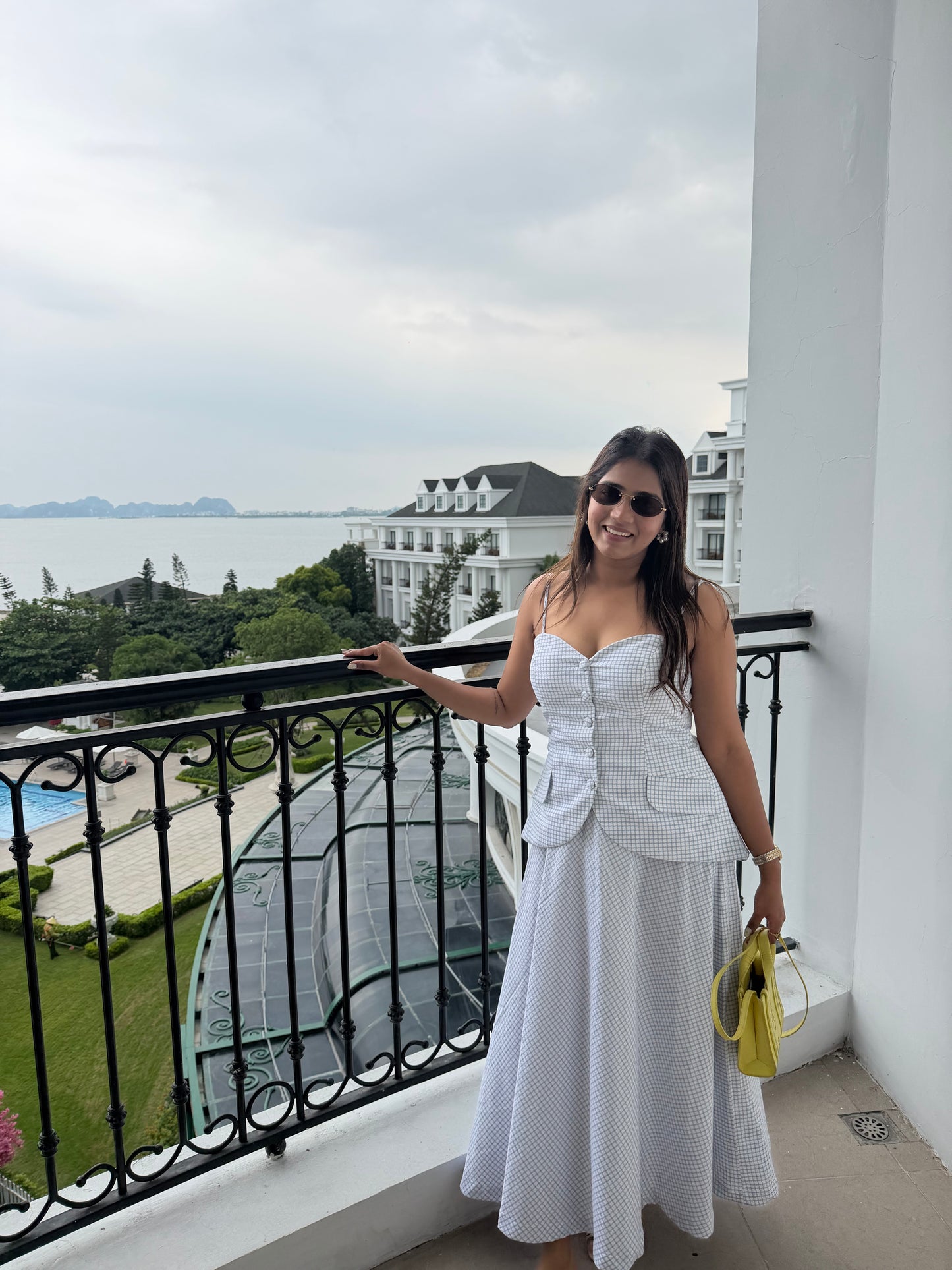 French riviera skirt set