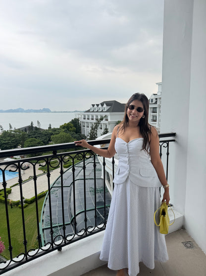 French riviera skirt set