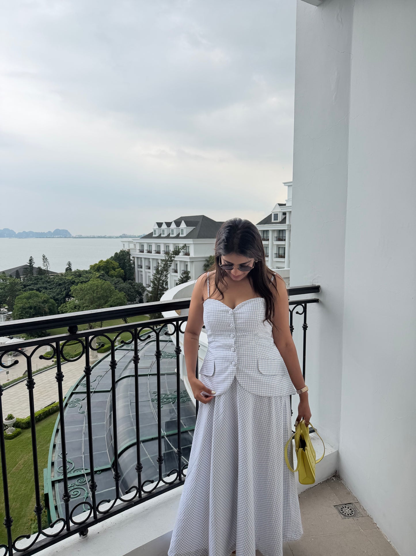 French riviera skirt set