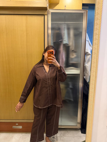 Cocoa piping co-ord set