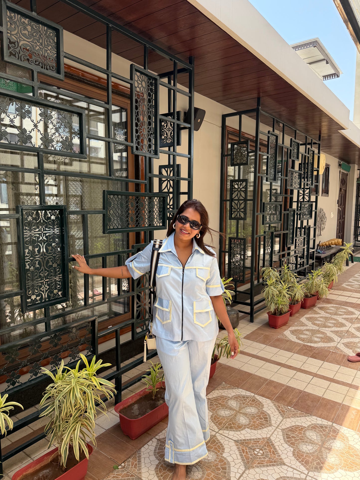 Ice blue co-ord set