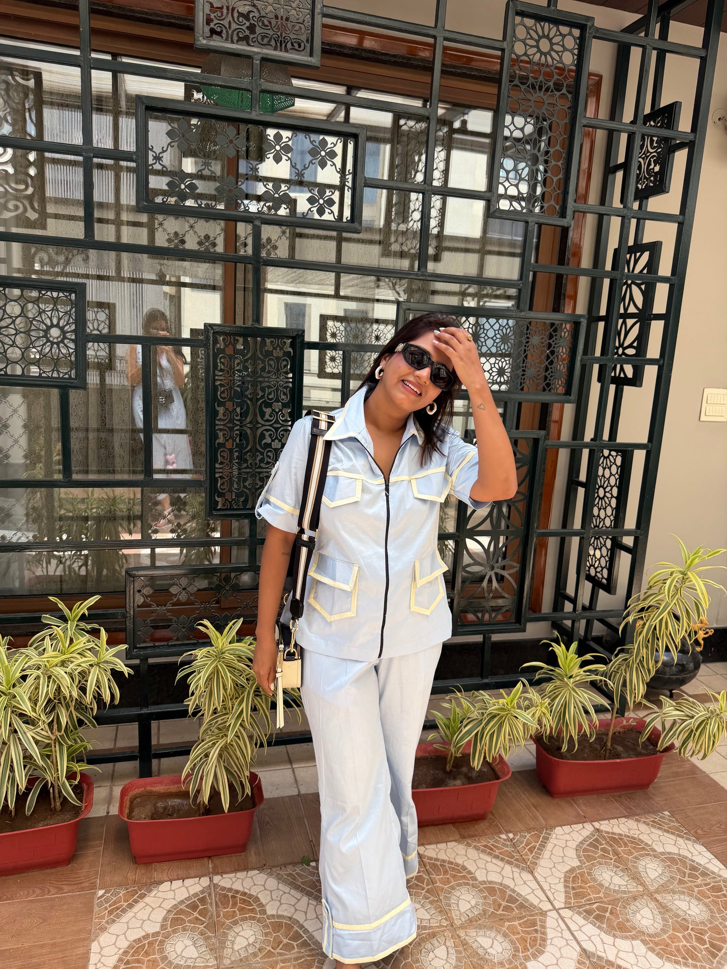 Ice blue co-ord set