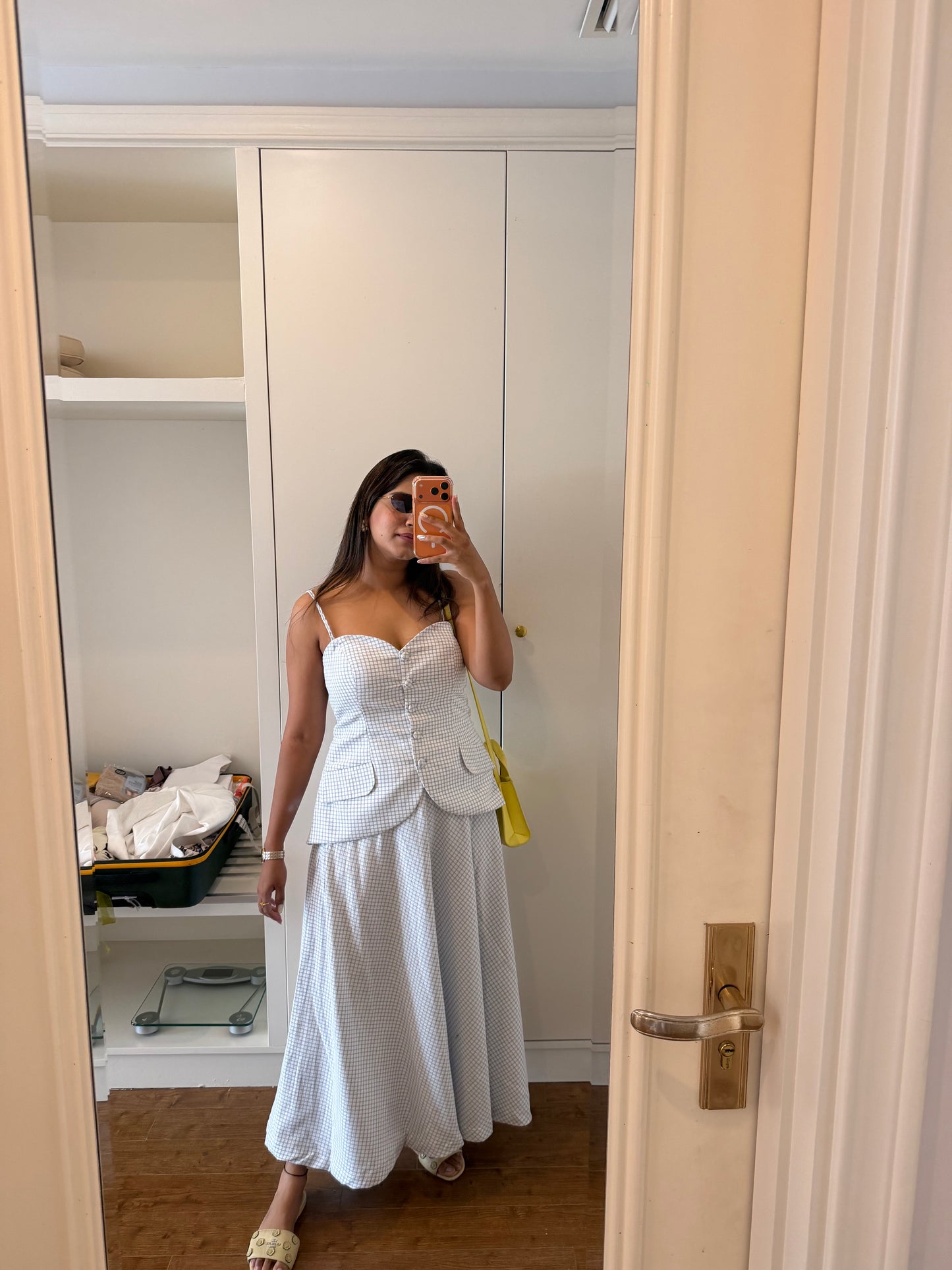 French riviera skirt set