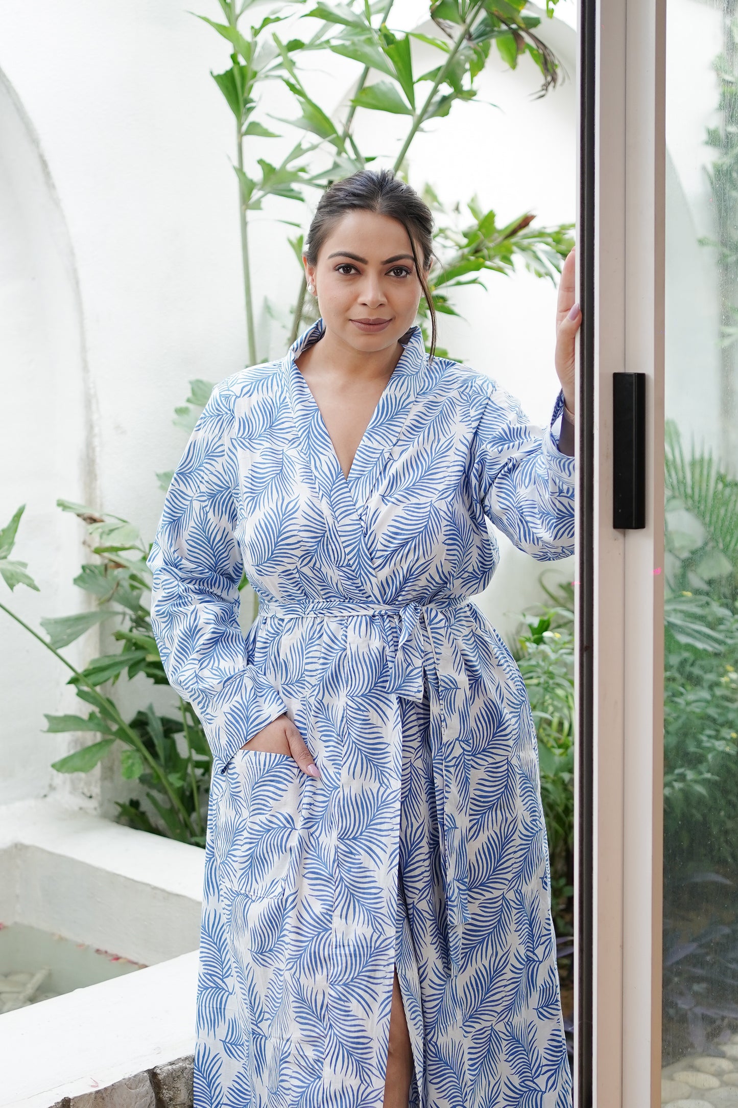 Palm Leaf Kimono
