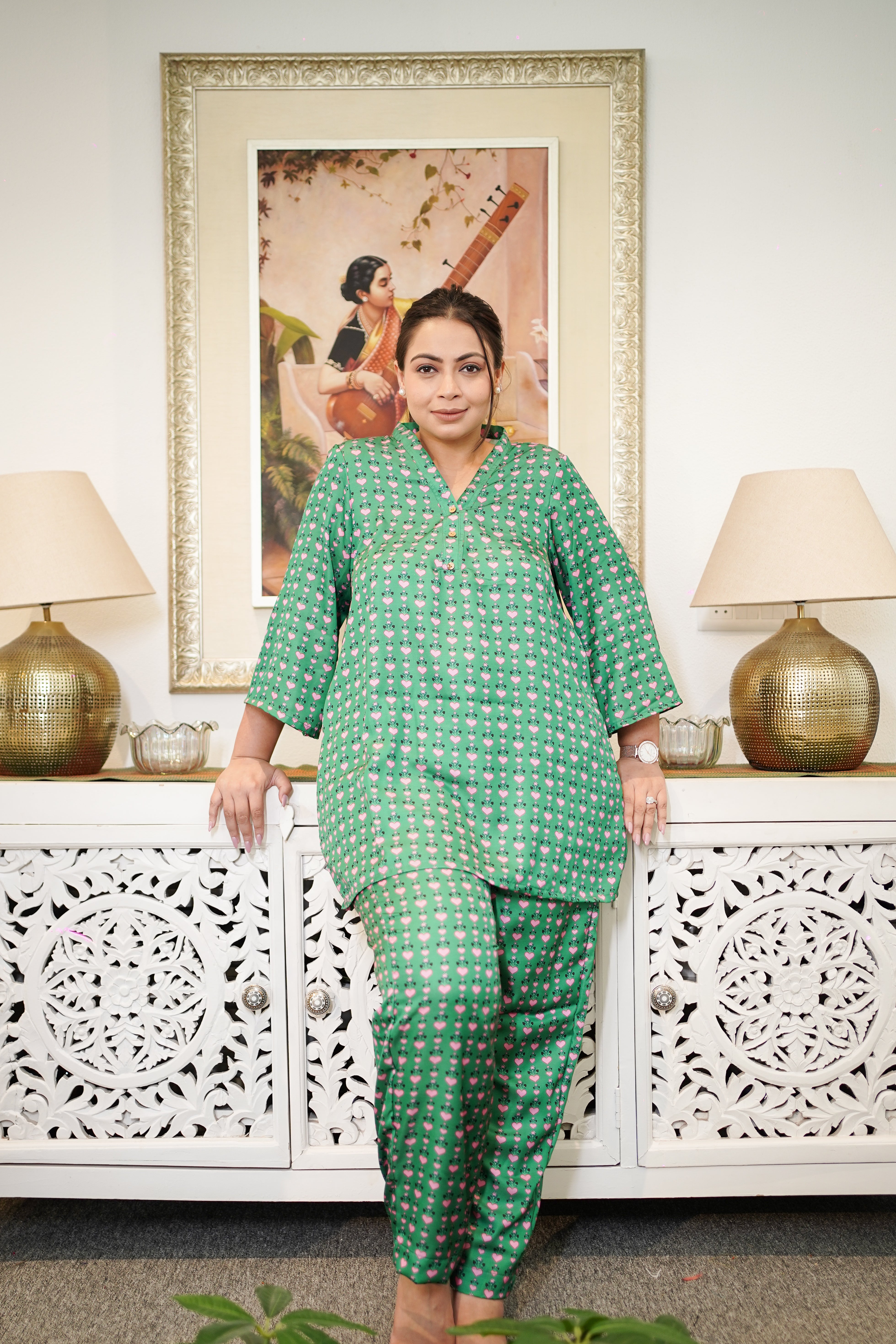 Serene Garden Pyjama Set