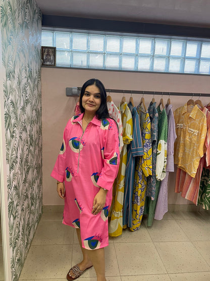 Eye Shirt Dress