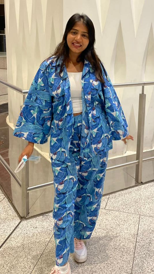 Blue leaf Set