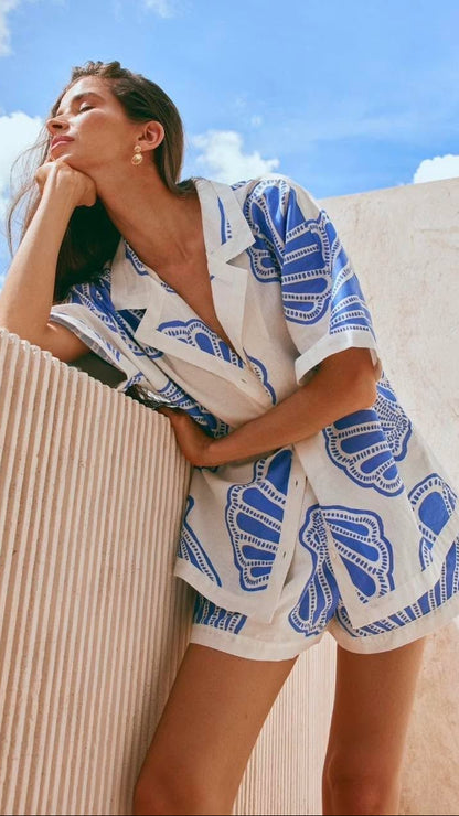 Azure Shorts Set