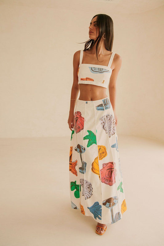 Seaside Shore Skirt Set