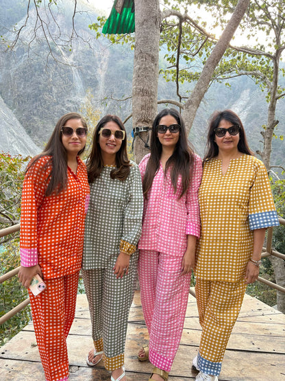 Gingham Pyjama Sets