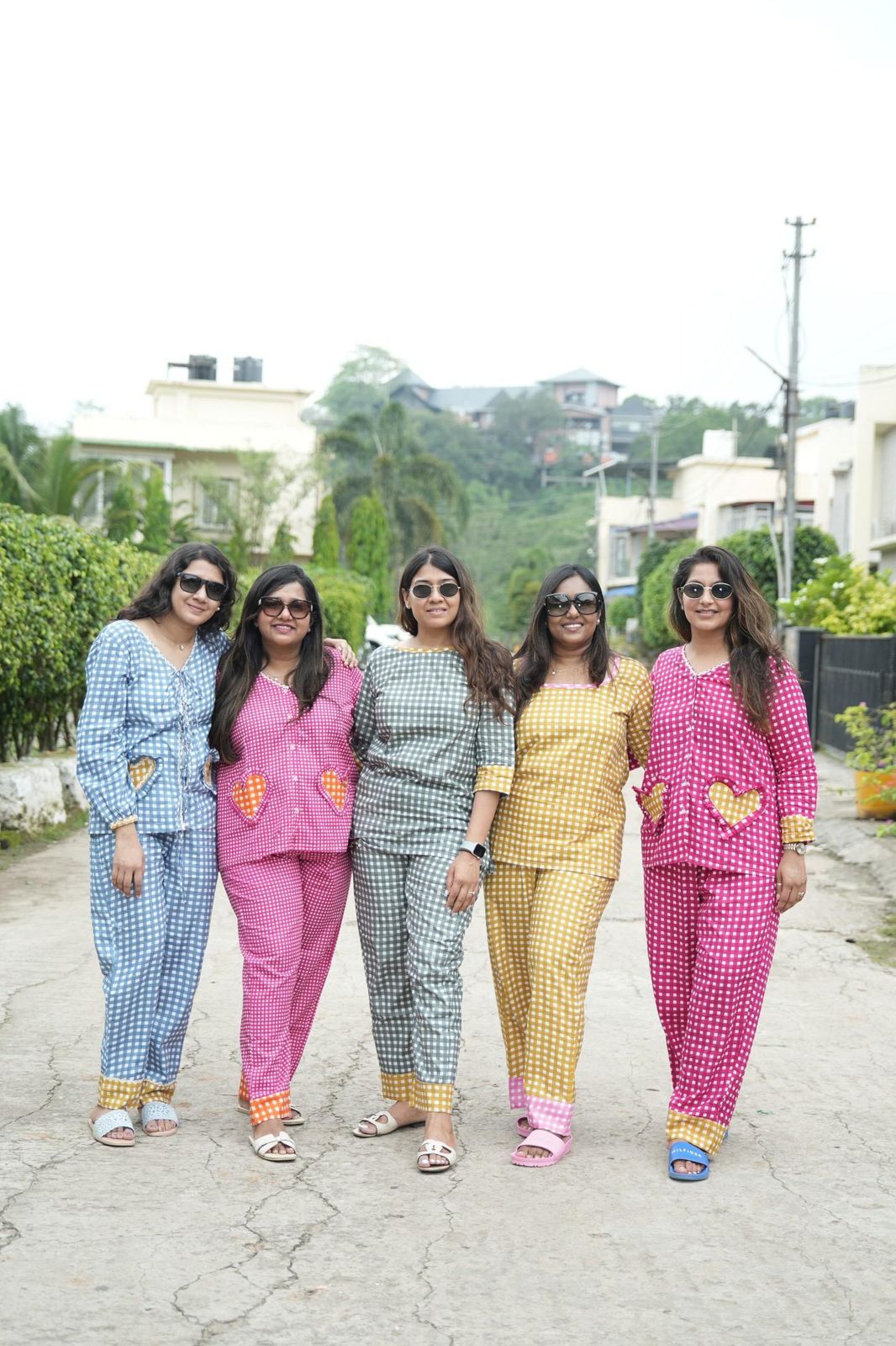 Gingham Pyjama Sets