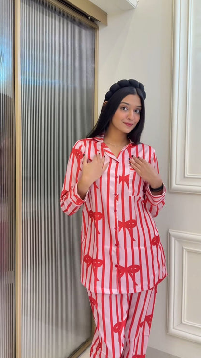 Bow Pyjama Set