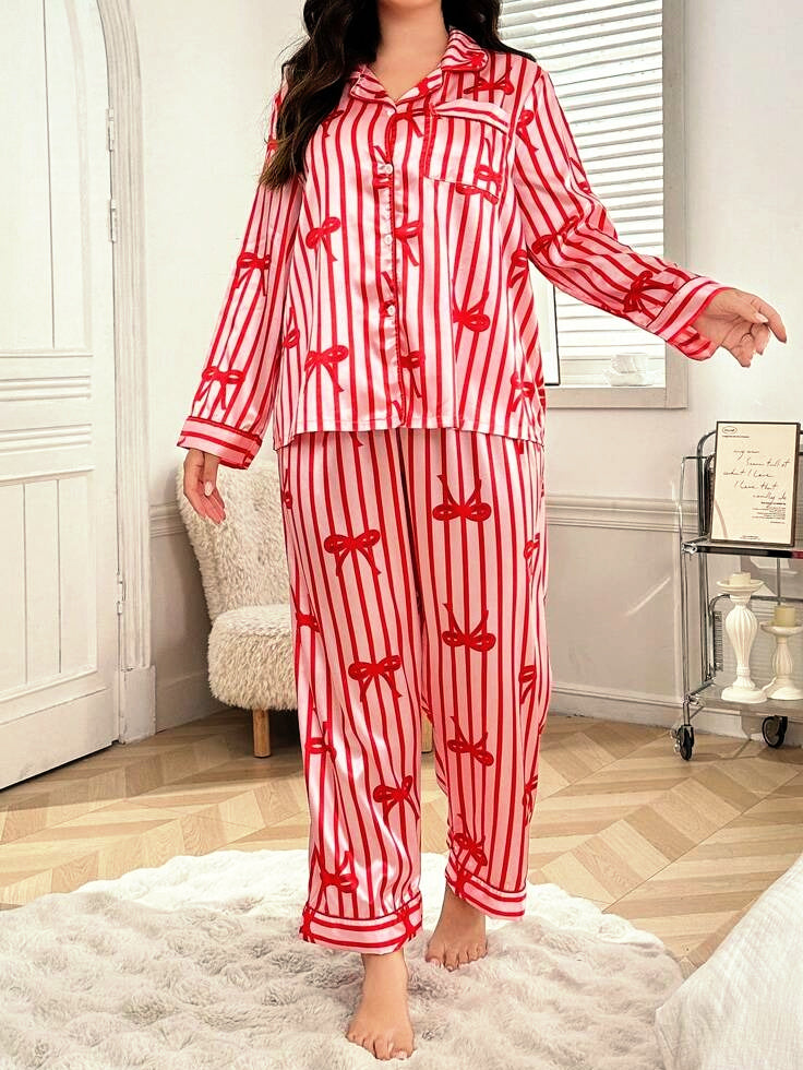 Bow pyjama set