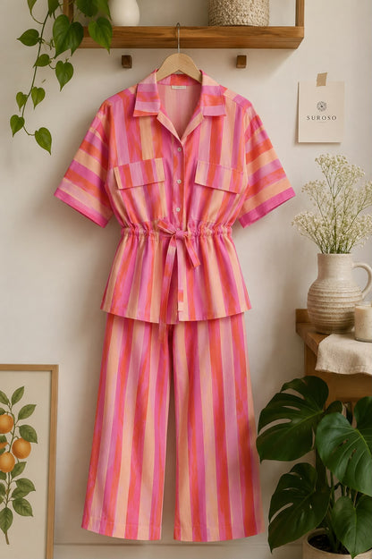Candy stripes co-ords set