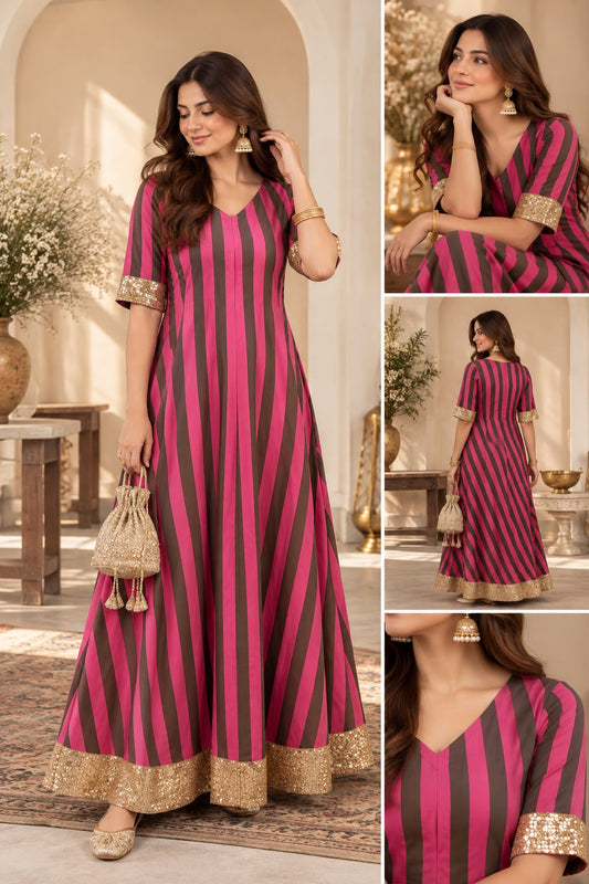 Stripes Lappa Dress